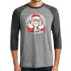 Unisex Tri-Blend 3/4 Sleeve Raglan T-Shirt Thumbnail