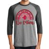 Unisex Tri-Blend 3/4 Sleeve Raglan T-Shirt Thumbnail