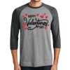 Unisex Tri-Blend 3/4 Sleeve Raglan T-Shirt Thumbnail