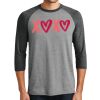 Unisex Tri-Blend 3/4 Sleeve Raglan T-Shirt Thumbnail
