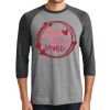 Unisex Tri-Blend 3/4 Sleeve Raglan T-Shirt Thumbnail