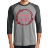 Unisex Tri-Blend 3/4 Sleeve Raglan T-Shirt Thumbnail