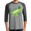 Unisex Tri-Blend 3/4 Sleeve Raglan T-Shirt Thumbnail