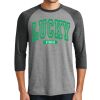 Unisex Tri-Blend 3/4 Sleeve Raglan T-Shirt Thumbnail