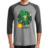 Unisex Tri-Blend 3/4 Sleeve Raglan T-Shirt Thumbnail