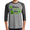 Unisex Tri-Blend 3/4 Sleeve Raglan T-Shirt Thumbnail