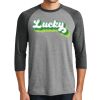 Unisex Tri-Blend 3/4 Sleeve Raglan T-Shirt Thumbnail