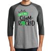 Unisex Tri-Blend 3/4 Sleeve Raglan T-Shirt Thumbnail