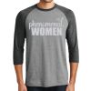 Unisex Tri-Blend 3/4 Sleeve Raglan T-Shirt Thumbnail