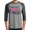 Unisex Tri-Blend 3/4 Sleeve Raglan T-Shirt Thumbnail