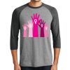 Unisex Tri-Blend 3/4 Sleeve Raglan T-Shirt Thumbnail