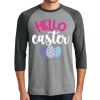 Unisex Tri-Blend 3/4 Sleeve Raglan T-Shirt Thumbnail
