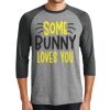 Unisex Tri-Blend 3/4 Sleeve Raglan T-Shirt Thumbnail