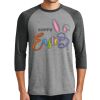 Unisex Tri-Blend 3/4 Sleeve Raglan T-Shirt Thumbnail
