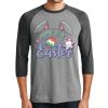 Unisex Tri-Blend 3/4 Sleeve Raglan T-Shirt Thumbnail