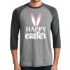 Unisex Tri-Blend 3/4 Sleeve Raglan T-Shirt Thumbnail