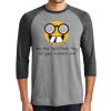 Unisex Tri-Blend 3/4 Sleeve Raglan T-Shirt Thumbnail