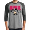 Unisex Tri-Blend 3/4 Sleeve Raglan T-Shirt Thumbnail