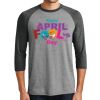 Unisex Tri-Blend 3/4 Sleeve Raglan T-Shirt Thumbnail