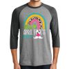 Unisex Tri-Blend 3/4 Sleeve Raglan T-Shirt Thumbnail