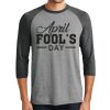 Unisex Tri-Blend 3/4 Sleeve Raglan T-Shirt Thumbnail