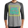 Unisex Tri-Blend 3/4 Sleeve Raglan T-Shirt Thumbnail