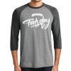 Unisex Tri-Blend 3/4 Sleeve Raglan T-Shirt Thumbnail
