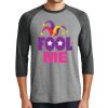 Unisex Tri-Blend 3/4 Sleeve Raglan T-Shirt Thumbnail