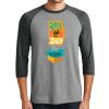 Unisex Tri-Blend 3/4 Sleeve Raglan T-Shirt Thumbnail
