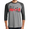 Unisex Tri-Blend 3/4 Sleeve Raglan T-Shirt Thumbnail