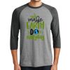 Unisex Tri-Blend 3/4 Sleeve Raglan T-Shirt Thumbnail