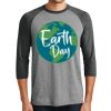 Unisex Tri-Blend 3/4 Sleeve Raglan T-Shirt Thumbnail