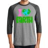 Unisex Tri-Blend 3/4 Sleeve Raglan T-Shirt Thumbnail