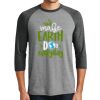 Unisex Tri-Blend 3/4 Sleeve Raglan T-Shirt Thumbnail