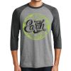 Unisex Tri-Blend 3/4 Sleeve Raglan T-Shirt Thumbnail
