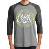 Unisex Tri-Blend 3/4 Sleeve Raglan T-Shirt Thumbnail
