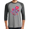 Unisex Tri-Blend 3/4 Sleeve Raglan T-Shirt Thumbnail