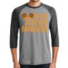 Unisex Tri-Blend 3/4 Sleeve Raglan T-Shirt Thumbnail