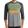 Unisex Tri-Blend 3/4 Sleeve Raglan T-Shirt Thumbnail