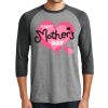 Unisex Tri-Blend 3/4 Sleeve Raglan T-Shirt Thumbnail