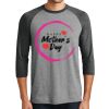 Unisex Tri-Blend 3/4 Sleeve Raglan T-Shirt Thumbnail