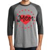 Unisex Tri-Blend 3/4 Sleeve Raglan T-Shirt Thumbnail