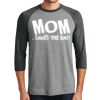 Unisex Tri-Blend 3/4 Sleeve Raglan T-Shirt Thumbnail