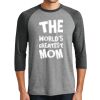 Unisex Tri-Blend 3/4 Sleeve Raglan T-Shirt Thumbnail