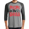 Unisex Tri-Blend 3/4 Sleeve Raglan T-Shirt Thumbnail