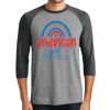 Unisex Tri-Blend 3/4 Sleeve Raglan T-Shirt Thumbnail
