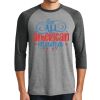 Unisex Tri-Blend 3/4 Sleeve Raglan T-Shirt Thumbnail