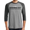 Unisex Tri-Blend 3/4 Sleeve Raglan T-Shirt Thumbnail