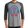 Unisex Tri-Blend 3/4 Sleeve Raglan T-Shirt Thumbnail