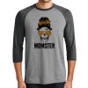 Unisex Tri-Blend 3/4 Sleeve Raglan T-Shirt Thumbnail